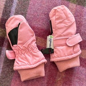 Pink Kids Mittens by